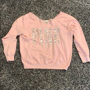 Victoria Secret PINK Off The Shoulder Sweater